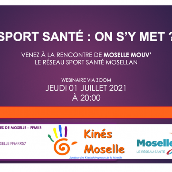 Webinar Sport Santé en Moselle